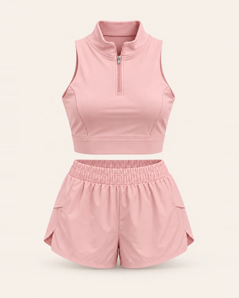 Blush Zip set